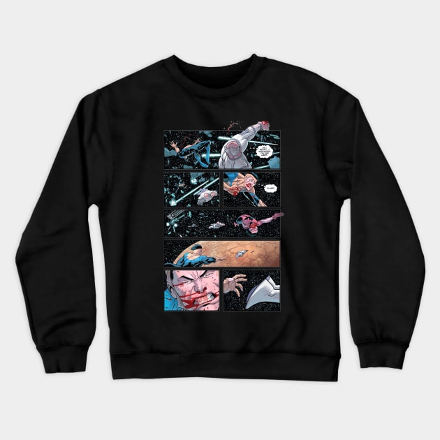 invincible comic strip Crewneck Sweatshirt by super villain